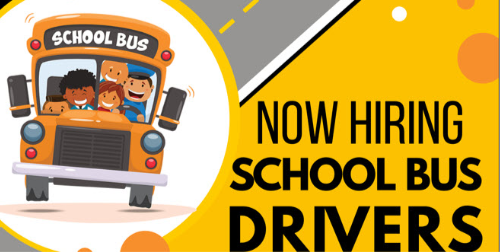 School bus drivers wanted